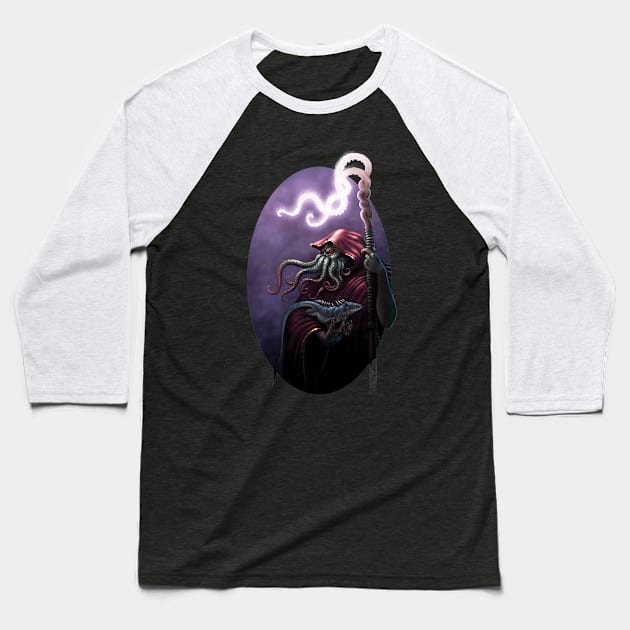 The Watcher Baseball T-Shirt by evolvingeye